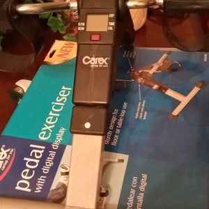 Pedal excerciser with digital display by Carex
